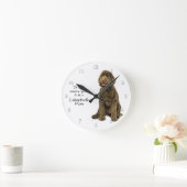 Labradoodle Mam Clock Ronde Klok (Huis)