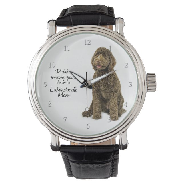 Labradoodle mam horloge (Voorkant)
