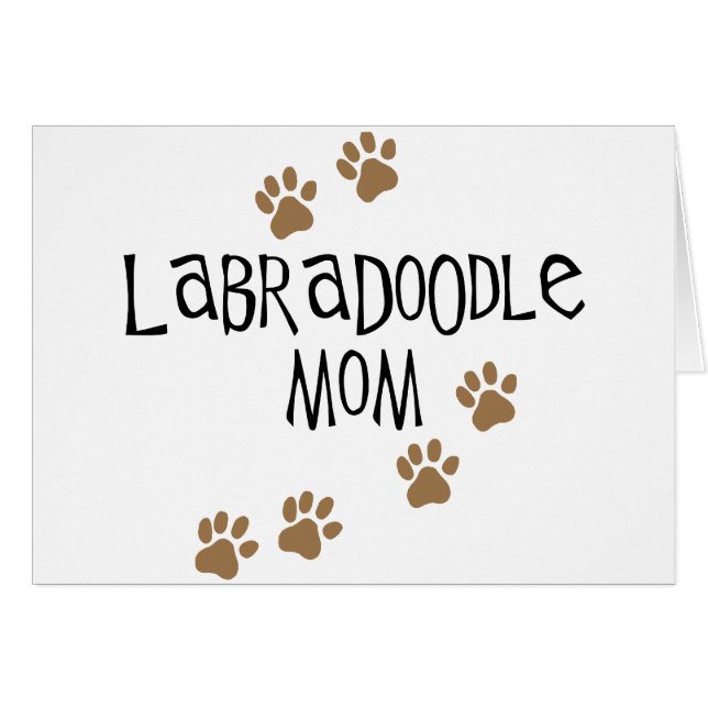 Labradoodle mama (Voorkant Horizontaal)