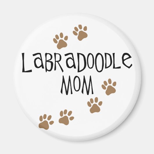 Labradoodle mama magneet (Voorkant)