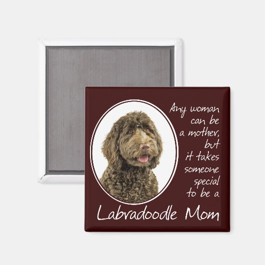 Labradoodle mama Magnet (Voorkant / Achterkant)
