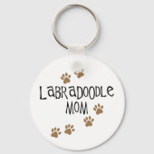Labradoodle mama sleutelhanger (Voorkant)