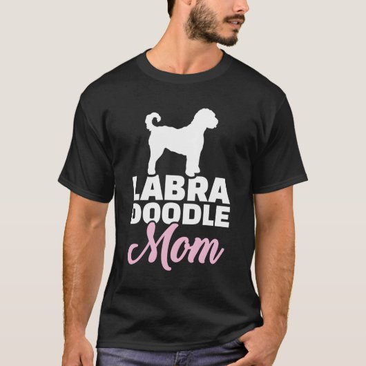 Labradoodle mama t-shirt (Voorkant)
