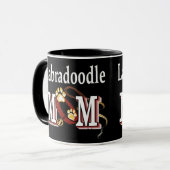 Labradoodle MOM Gifts Mok (Voorkant links)