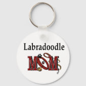 Labradoodle MOM Gifts Sleutelhanger (Voorkant)