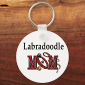 Labradoodle MOM Gifts Sleutelhanger (Voorkant)