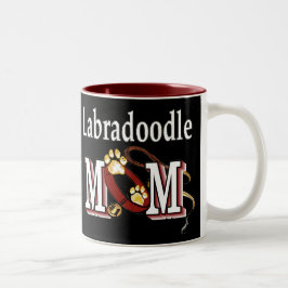 Labradoodle MOM Gifts Tweekleurige Koffiemok