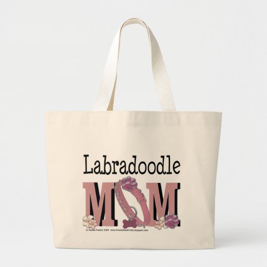 LabraDoodle MOM Grote Tote Bag (Voorkant)