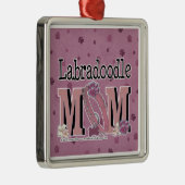 LabraDoodle MOM Metalen Ornament (Rechts)