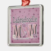 LabraDoodle MOM Metalen Ornament (Links)