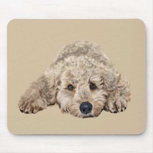 Labradoodle Muismat (Voorkant)