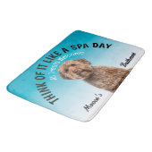 Labradoodle Personalized Hondenliefhebber Bath Mat (Gekanteld)