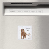 Labradoodle Personalized magnet (Insitu (Vaatwasser))