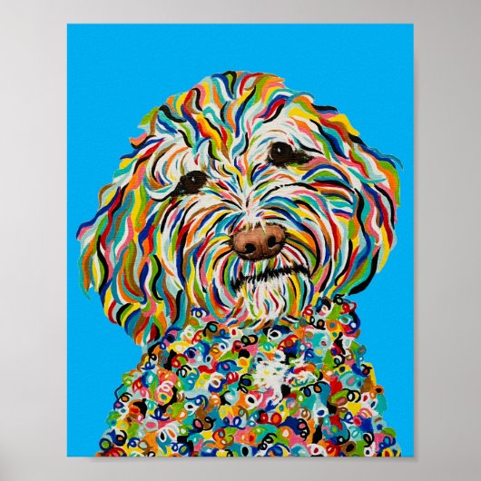 Labradoodle Poster (Voorkant)