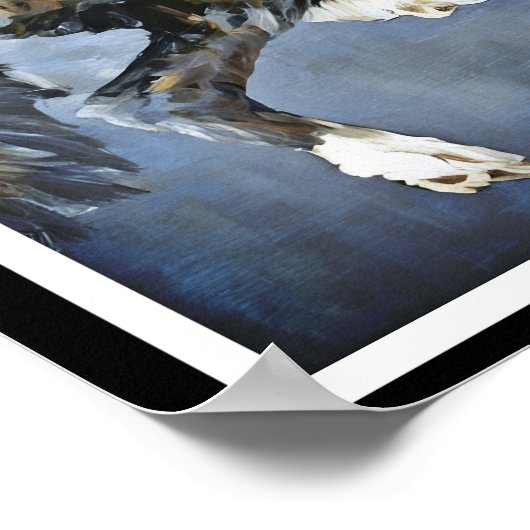 Labradoodle Print, Waarde Poster Papier (mat) (Hoek)