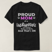 Labradoodle Proud Ma Labrador Retriever Poodle T-shirt (Design voorkant)
