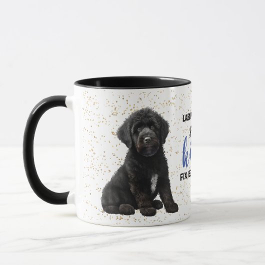 Labradoodle Puppy Kisses Repareer Alles Mok (Links)