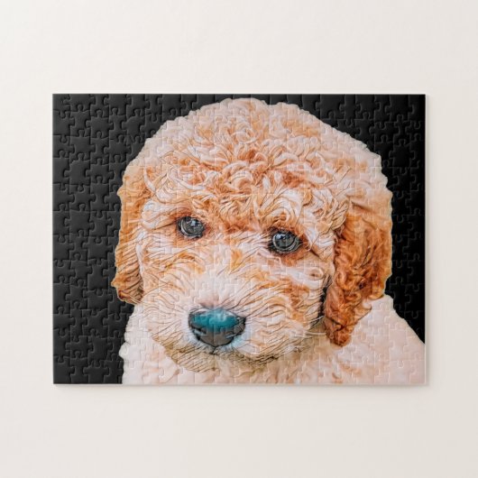 Labradoodle Puppy Legpuzzel (Horizontaal)