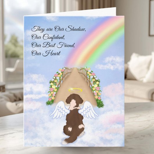 Labradoodle Rainbow Bridge Pet Loss Kaart