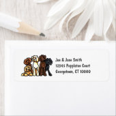 Labradoodle Rainbow Etiket (Insitu)