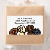 Labradoodle Rainbow Etiket (Insitu)