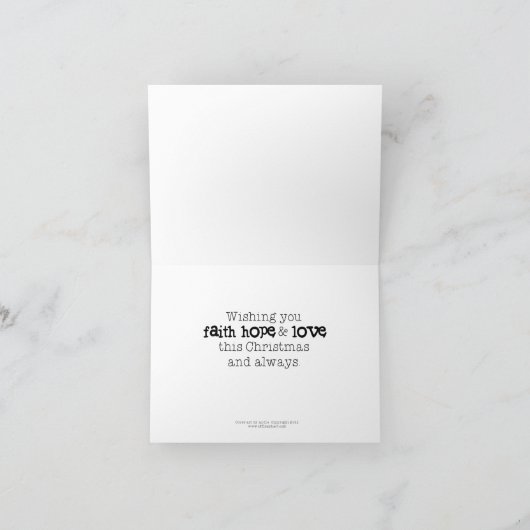 Labradoodle Rainbow Kerstmis Feestdagen Kaart (Binnen)