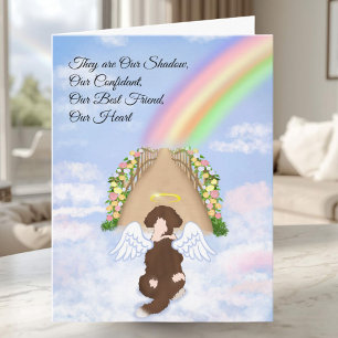 Labradoodle Regenboogbrug Huisdierverlies Kaart