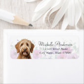 Labradoodle retouradreslabels etiket (Insitu)