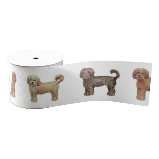 Labradoodle Ribbon Grosgrain Lint (Spoel)