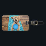 Labradoodle - Riley - Yoga Hond Bagagelabel<br><div class="desc">Deze LabraDoodle brengt graag zijn dagen door met zijn eigenaar bij een lokale yogastudio in Carmel,  CA.</div>