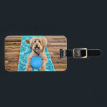 Labradoodle - Riley - Yoga Hond Bagagelabel<br><div class="desc">Deze LabraDoodle brengt graag zijn dagen door met zijn eigenaar bij een lokale yogastudio in Carmel,  CA.</div>