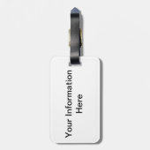 Labradoodle - Riley - Yoga Hond Bagagelabel (Achterkant verticaal)