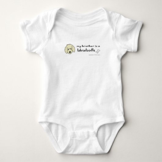 labradoodle romper (Voorkant)