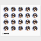 LABRADOODLE RONDE STICKER (Vel)