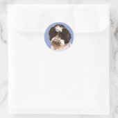 LABRADOODLE RONDE STICKER (Tas)