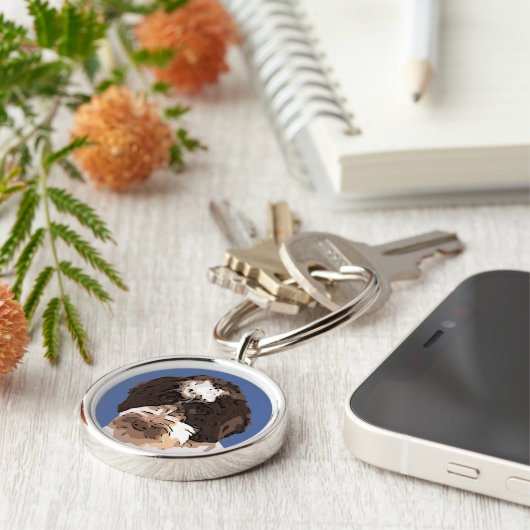 LABRADOODLE SLEUTELHANGER (Zijkant)