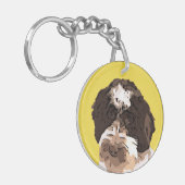 LABRADOODLE SLEUTELHANGER (Voorkant Links)