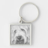 Labradoodle Sleutelhanger (Voorkant)