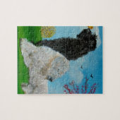 Labradoodle Spring Legpuzzel (Horizontaal)