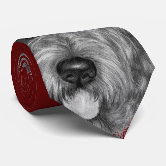 Labradoodle Stropdas (Opgerold)