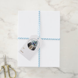 Labradoodle Trio Kerstmis Cadeaulabel