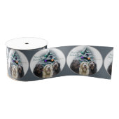 Labradoodle Trio Kerstmis Grosgrain Lint (Spoel)