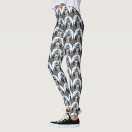 Labradoodle Trio Kerstmis Leggings
