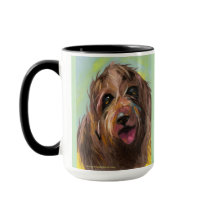 Labradoodle | Tweetonige Mok, 15 oz