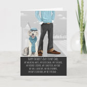 Labradoodle uit de Dog-Vaderdag Kaart (Voorkant)