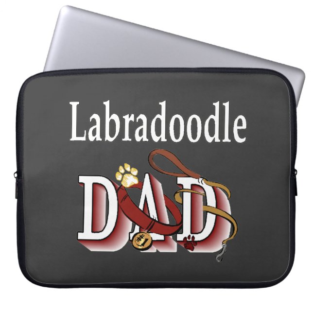 Labradoodle Vader Laptop Sleeve (Voorkant)