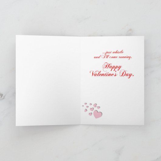 Labradoodle Valentijnsdag Kaart (Binnen)