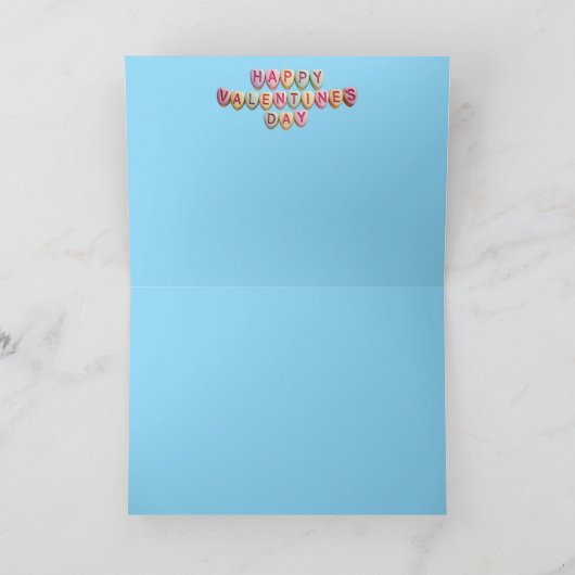 Labradoodle Valentine Card Feestdagen Kaart (Binnen)