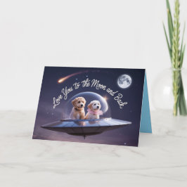 Labradoodle Valentine Card Feestdagen Kaart