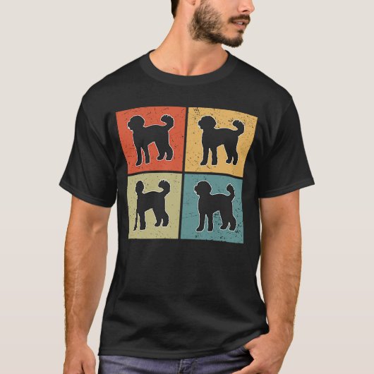Labradoodle Vintage  4 T-shirt (Voorkant)